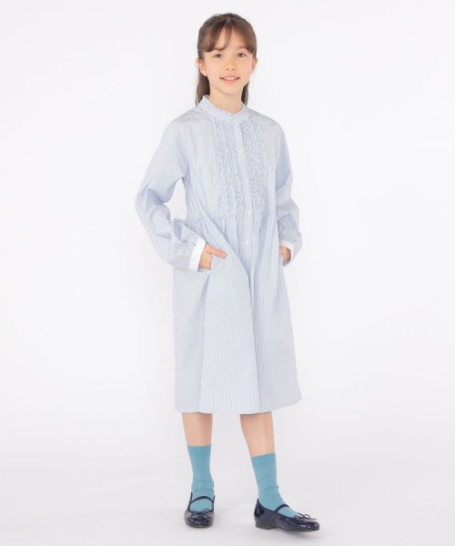 SHIPS KIDS(シップスキッズ)/SHIPS KIDS:140～150cm / フリル シャツ ワンピース/img17