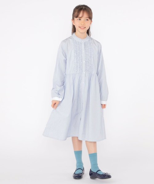 SHIPS KIDS(シップスキッズ)/SHIPS KIDS:140～150cm / フリル シャツ ワンピース/img18