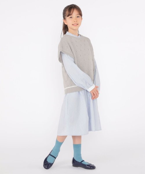 SHIPS KIDS(シップスキッズ)/SHIPS KIDS:140～150cm / フリル シャツ ワンピース/img20