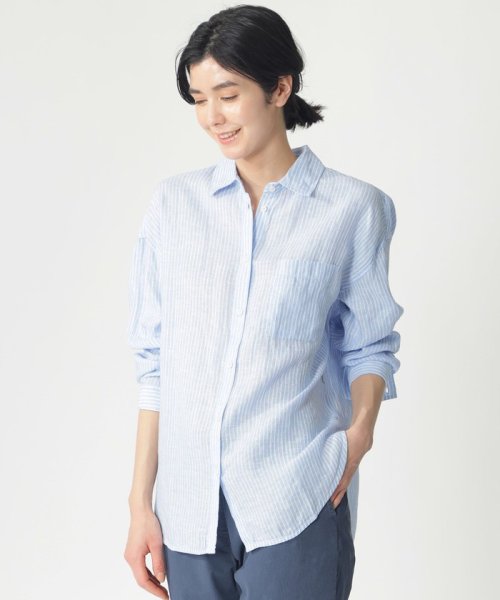 ECOALF WOMEN(ECOALF WOMEN)/DARIA ストライプリネン シャツ /  DARIA STRIPED SHIRT WOMAN/img10