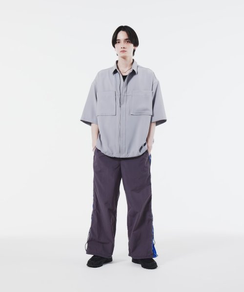 tk.TAKEO KIKUCHI(ティーケー　タケオキクチ)/ジップバルーンシャツ/img21