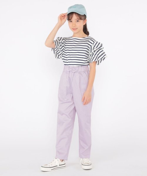 SHIPS KIDS(シップスキッズ)/SHIPS KIDS:140～150cm / オーガニック コットン フリル スリーブ TEE/img16