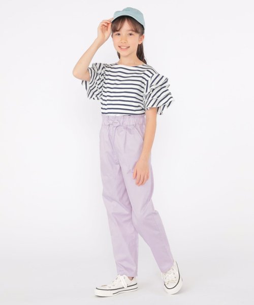 SHIPS KIDS(シップスキッズ)/SHIPS KIDS:140～150cm / オーガニック コットン フリル スリーブ TEE/img17