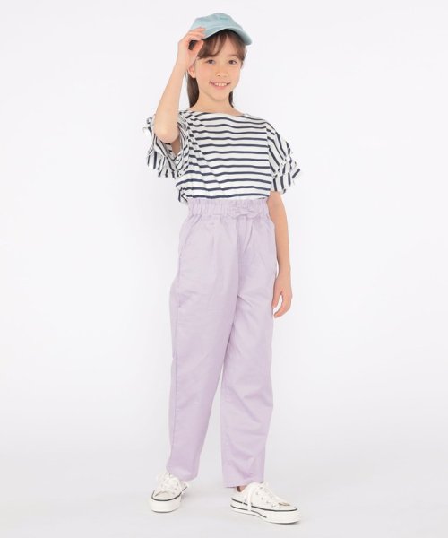 SHIPS KIDS(シップスキッズ)/SHIPS KIDS:140～150cm / オーガニック コットン フリル スリーブ TEE/img19