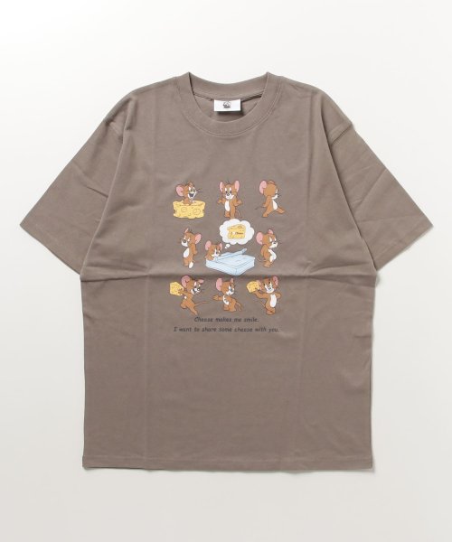 MARUKAWA(マルカワ)/Tom&Jerry/トムとジェリー ワンポイント 刺繍 半袖Tシャツ キャラクター Tシャツ メンズ レディース /img23