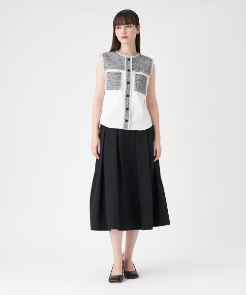 LANVIN COLLECTION(ランバンコレクション（レディス）)/ツィード切り替えブラウス/img07