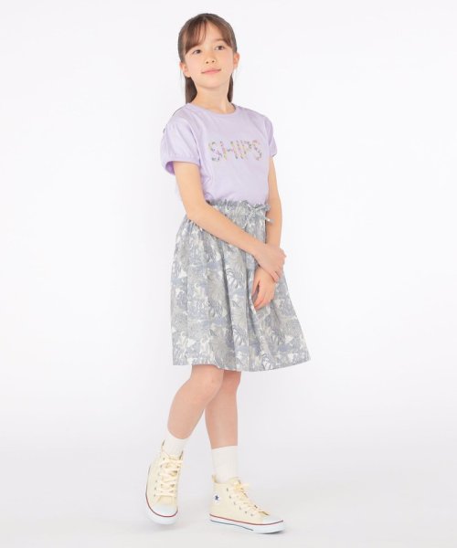 SHIPS KIDS(シップスキッズ)/SHIPS KIDS:140～150cm / ガーリー 刺繍 ロゴ TEE/img11