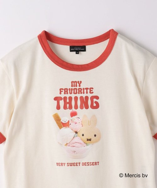 green label relaxing （Kids）(グリーンレーベルリラクシング（キッズ）)/＜miffy＞TJ EX リンガー コラボTシャツ 100cm－130cm/img07