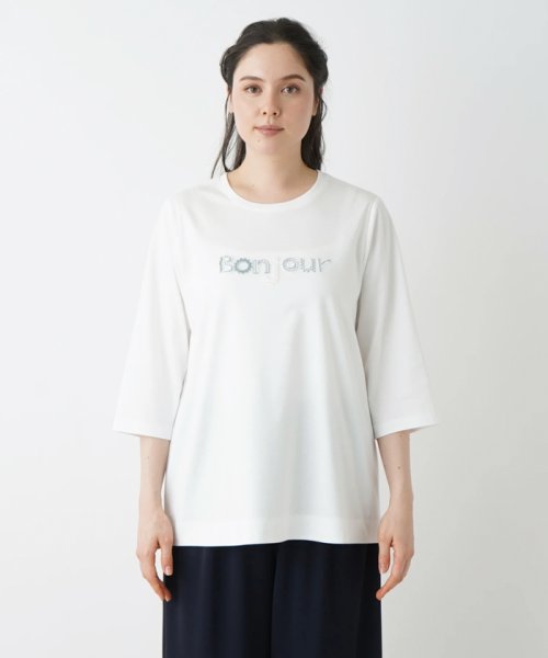 Leilian PLUS HOUSE(レリアンプラスハウス)/Ｔシャツ【Leilian WHITE LABEL】/img04