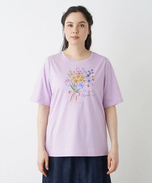 Leilian PLUS HOUSE(レリアンプラスハウス)/Ｔシャツ【Leilian WHITE LABEL】/img04