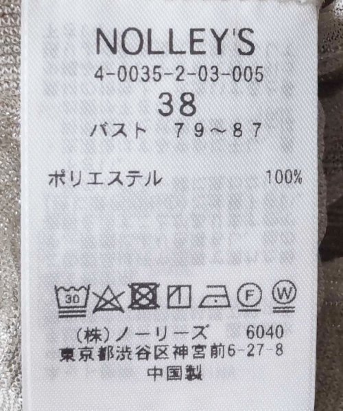 NOLLEY’S(ノーリーズ)/シアラメプリーツプルオーバーカットソー/img27