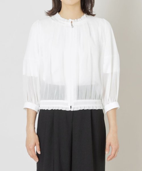 TO BE CHIC(L SIZE)(トゥービーシック Lサイズ)/【L】スパンボイル ジャケット/img03