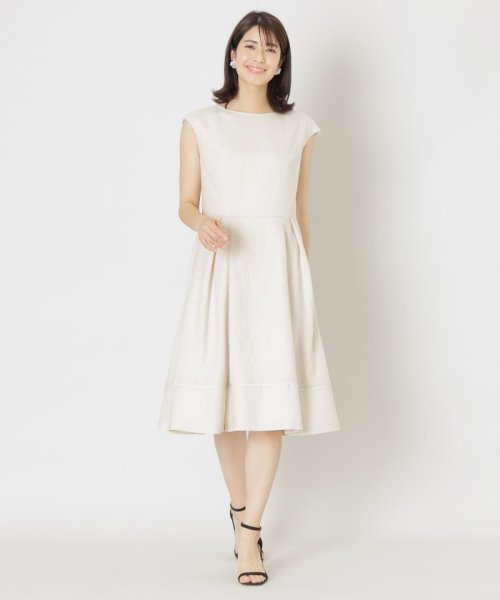 TO BE CHIC(L SIZE)(トゥービーシック Lサイズ)/【L】アイアスストレッチ ボートネックワンピース/img01