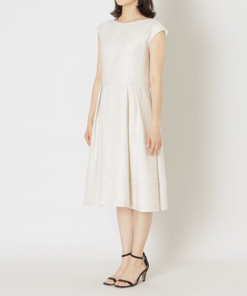 TO BE CHIC(L SIZE)(トゥービーシック Lサイズ)/【L】アイアスストレッチ ボートネックワンピース/img06