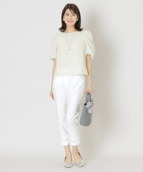 TO BE CHIC(L SIZE)(トゥービーシック Lサイズ)/【L】バンピーリップストップ ブラウス/img04