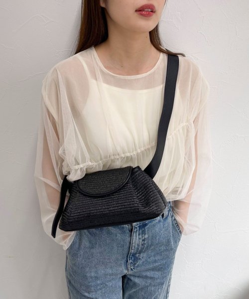 fredy emue(フレディエミュ)/【LE VERNIS/ル・ベルニ】 FOSSETE SHOULDER BAG/img06