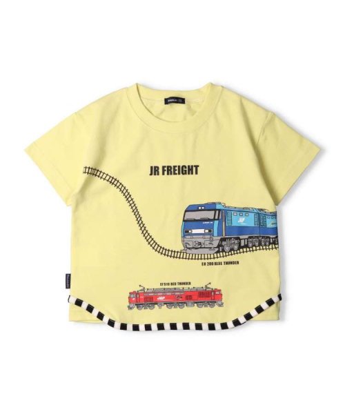 moujonjon(ムージョンジョン)/【子供服】 moujonjon (ムージョンジョン) JR貨物電車半袖Tシャツ 90cm～130cm F32815/img01