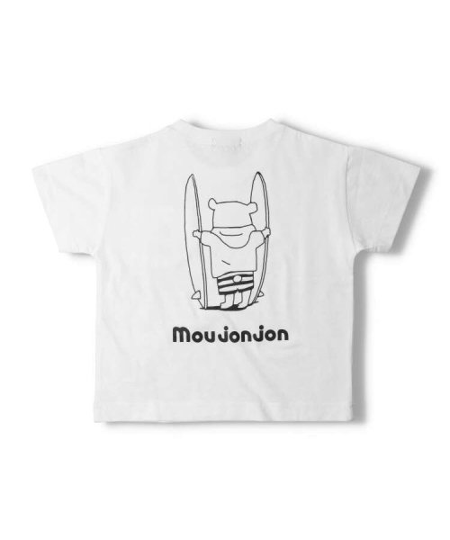 moujonjon(ムージョンジョン)/【子供服】 moujonjon (ムージョンジョン) くま刺繍サーフ半袖Tシャツ 80cm～140cm M32816/img02