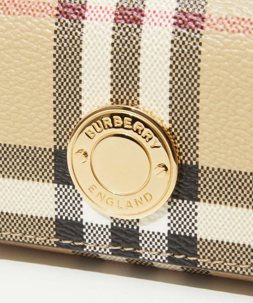 BURBERRY(バーバリー)/バーバリー BURBERRY  8066057 A7026 レディース 財布 二つ折り財布 スモール ミニ財布 チェーン レザー 軽量 小さめ プレゼント ギフ/img04