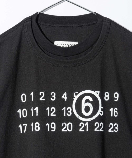 MM6 Maison Margiela(MM６　メゾンマルジェラ)/エムエム6 MM6 SH0GC0001 STJ391 Tシャツ T－SHIRT メンズ メゾンマルジェラ 半袖 カットソー クルーネック 春夏 コットン 綿 レ/img06