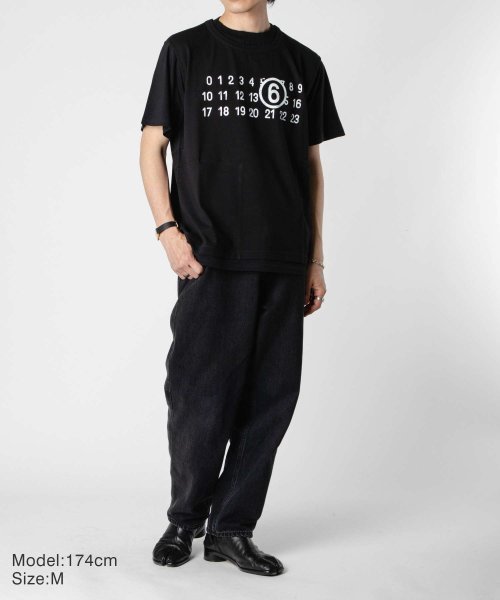 MM6 Maison Margiela(MM６　メゾンマルジェラ)/エムエム6 MM6 SH0GC0001 STJ391 Tシャツ T－SHIRT メンズ メゾンマルジェラ 半袖 カットソー クルーネック 春夏 コットン 綿 レ/img11