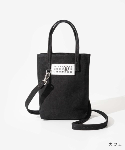 MM6 Maison Margiela(MM６　メゾンマルジェラ)/エムエム6 MM6 SB5ZI0005 P6415 ショルダーバッグ SHOPPING BAG MINI レディース バッグ ミニショッピングバッグ メゾンマル/img07