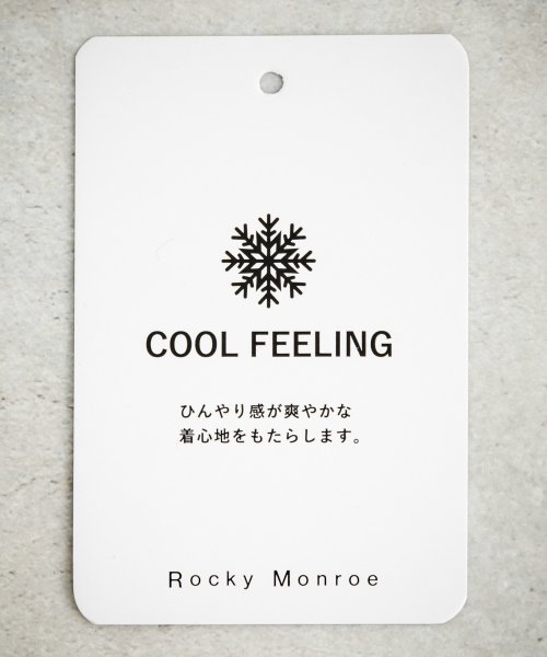 Rocky Monroe(ロッキーモンロー)/ポロシャツ ハーフジップ 半袖 メンズ レディース COOL FEELING 冷感 ひんやり 清涼感 オーバーサイズ ビッグシルエット ゆったり ワイド 無地 /img34