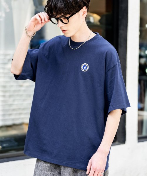 Rocky Monroe(ロッキーモンロー)/KANGOL カンゴール Tシャツ 半袖 メンズ レディース カットソー オーバーサイズ ビッグシルエット リラックス ゆったり クルーネック サークルロゴ 刺/img10