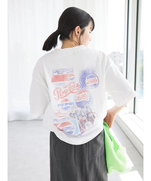 CRAFT STANDARD BOUTIQUE(クラフトスタンダードブティック)/【WEB限定】DISCUS×PEPSI プリントTシャツ/img12