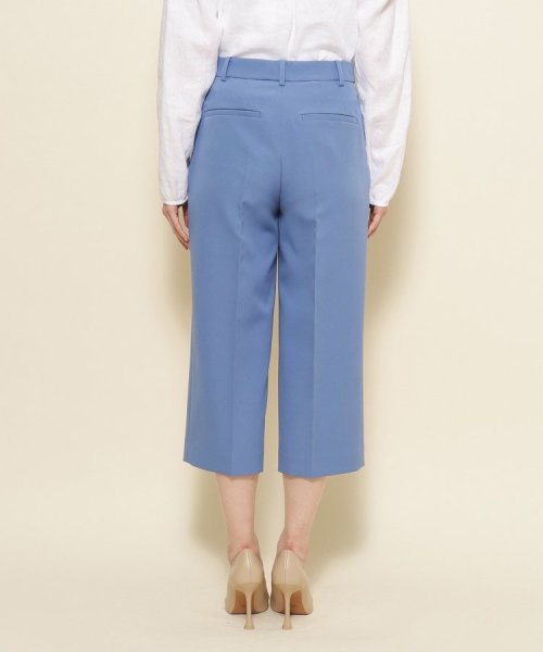 【洗える／シワになりにくい】履き心地◎センタープレス入りのセミワイドパンツ 