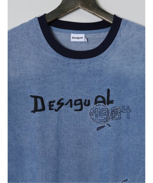 GRAND-BACK(グランバック)/【大きいサイズ】デシグアル/Desigual デニム 半袖Tシャツ メンズ Tシャツ カットソー カジュアル インナー トップス ギフト プレゼント/img02