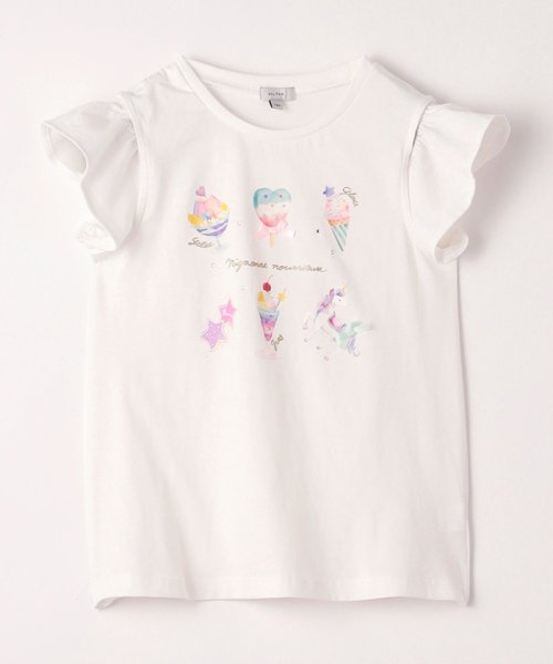 anyFAM（KIDS）(エニファム（キッズ）)/スイーツ オン・オフショルダー Tシャツ/img09