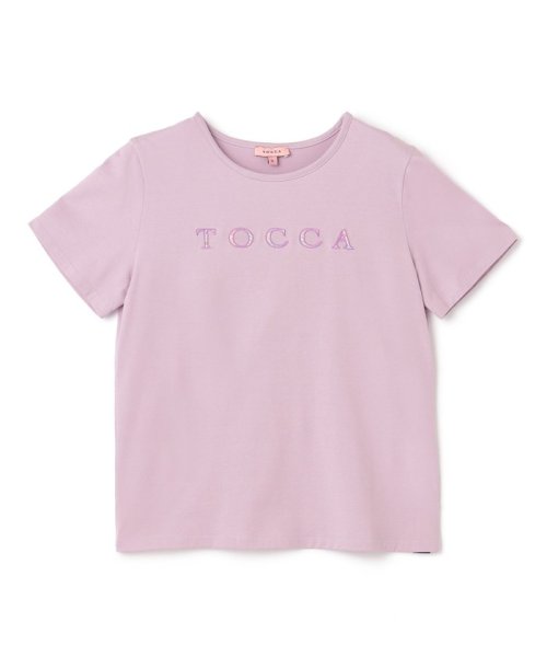 TOCCA(TOCCA)/【洗える！】TOCCA PATCHWORK LOGO TEE Tシャツ/img02