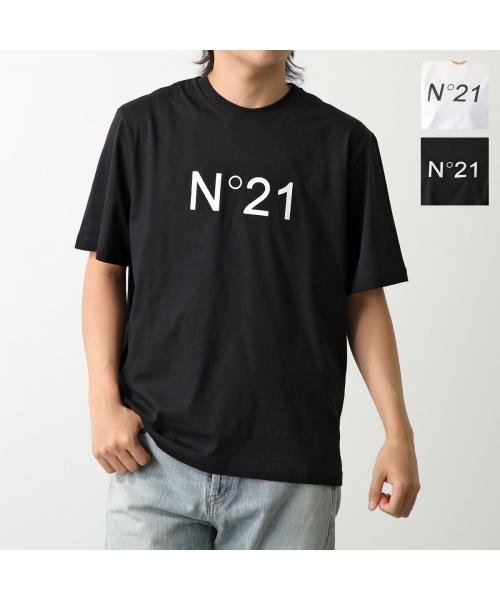 N°21(ヌメロ ヴェントゥーノ)/N°21 Tシャツ F131 4157 クルーネック 半袖 ロゴ プリント/img01