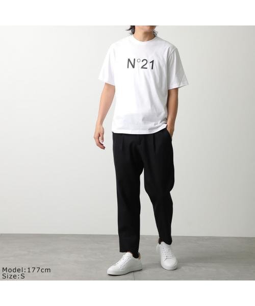 N°21(ヌメロ ヴェントゥーノ)/N°21 Tシャツ F131 4157 クルーネック 半袖 ロゴ プリント/img02