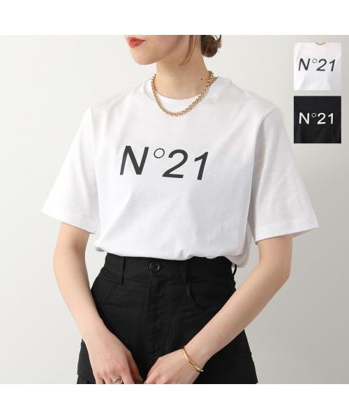 N°21(ヌメロ ヴェントゥーノ)/N°21 Tシャツ F131 4157 クルーネック 半袖 ロゴ プリント/img01