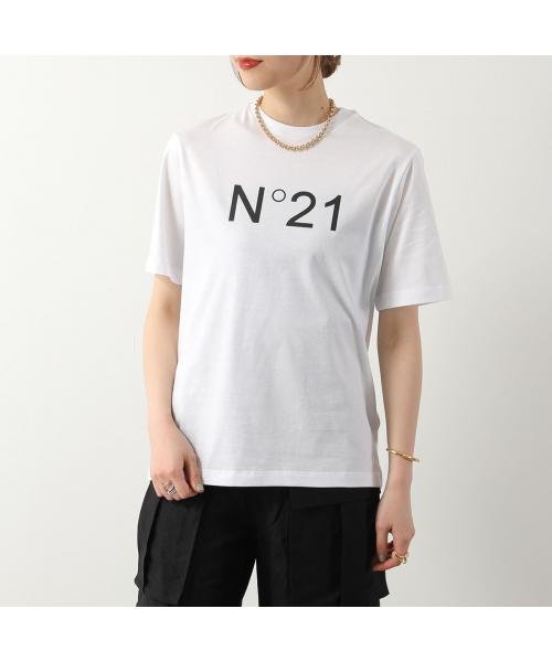 N°21(ヌメロ ヴェントゥーノ)/N°21 Tシャツ F131 4157 クルーネック 半袖 ロゴ プリント/img04