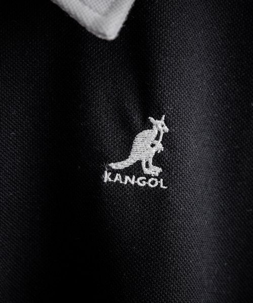 Rocky Monroe(ロッキーモンロー)/KANGOL カンゴール ポロシャツ ハーフジップ 半袖 メンズ レディース 鹿の子 カノコ オーバーサイズ ビッグシルエット ゆったり ワイド 通気性 清涼感/img33