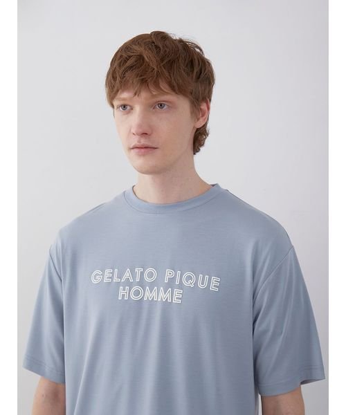 GELATO PIQUE HOMME(GELATO PIQUE HOMME)/【ラッピング済み】【HOMME】レーヨンロゴＴシャツ＆ハーフパンツSET/img07