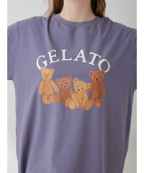 gelato pique(gelato pique)/【ラッピング済み】ベアワンポイントTシャツ＆ロングパンツSET/img08