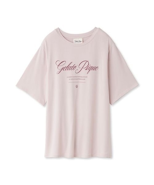 gelato pique(gelato pique)/【ラッピング済み】レーヨンロゴTシャツ＆8分丈パンツSET/img20