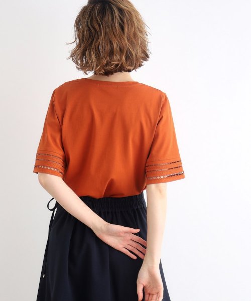 grove(グローブ)/【洗える・接触冷感・UV】袖刺繍デザインTシャツ/img10