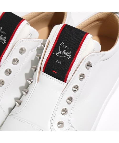 Christian Louboutin スニーカー 320046 レザー スタッズ装飾 Christian Louboutin スニーカー レザー スタッズ装飾