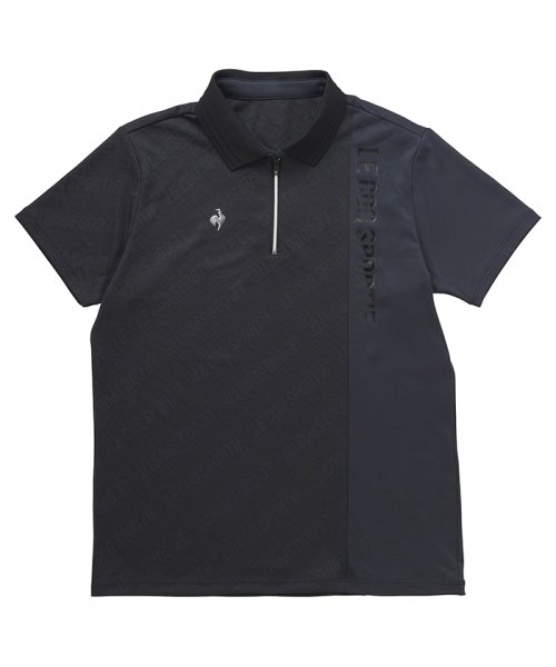 le coq sportif GOLF (ルコックスポルティフ（ゴルフ）)/3Dジャガード切り替え半袖シャツ【RIJOUME/リジューム】/img08