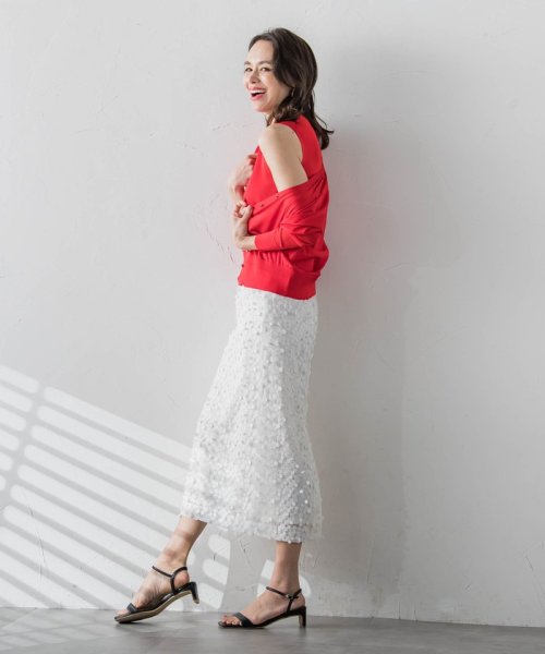 LUCINDAノースリーブニット≪手洗い可能≫ OCQ1498193467(11440円)