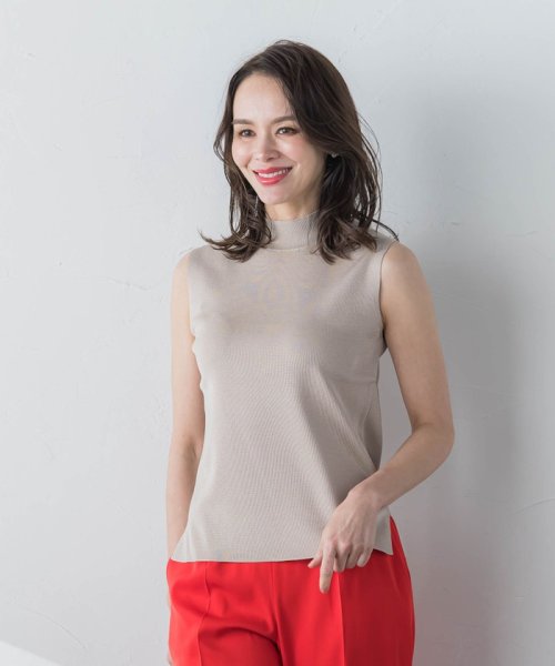 LUCINDAノースリーブニット≪手洗い可能≫ OCQ1498193467(11440円)