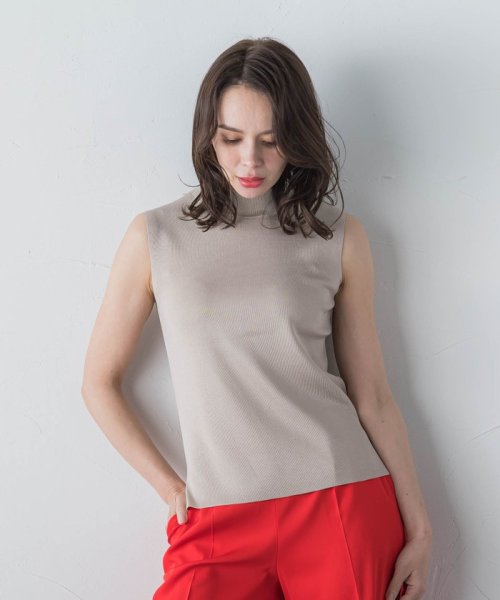 LUCINDAノースリーブニット≪手洗い可能≫ OCQ1498193467(11440円)