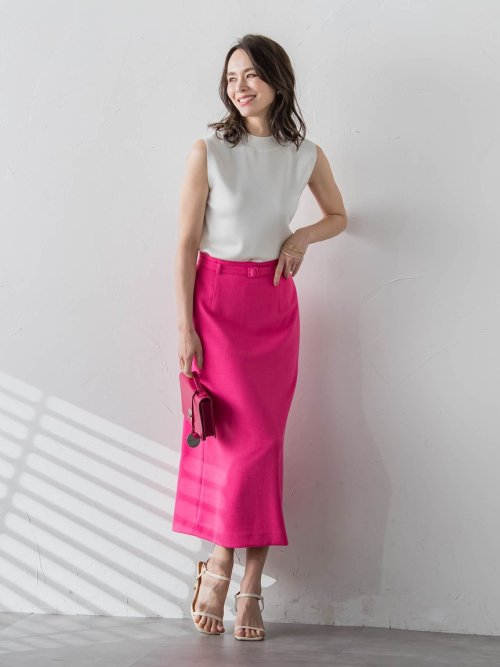 LUCINDAノースリーブニット≪手洗い可能≫ OCQ1498193467(11440円)