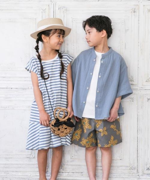 URBAN RESEARCH DOORS（Kids）(アーバンリサーチドアーズ（キッズ）)/Wガーゼバンドカラーシャツ(KIDS)/img46