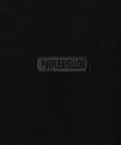 Purple & Yellow(パープル＆イエロー)/ワンポイントロゴプリントバルーン半袖Ｔシャツ/img24